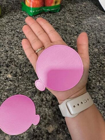 YYaaloa 50pcs 3.15 Inch Mini Cake Boards Round Pink Mini Dessert Plates Mousse Cupcake Trays Base Paper Plates Circle Dessert Board (Pink 3.15inch 50pcs) in Kuwait