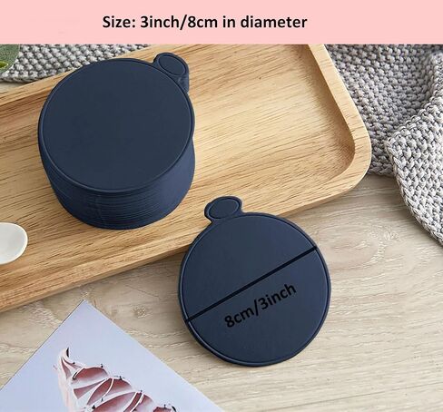 YYaaloa 50pcs 3.15 Inch Mini Cake Boards Round Pink Mini Dessert Plates Mousse Cupcake Trays Base Paper Plates Circle Dessert Board (Pink 3.15inch 50pcs) in Kuwait