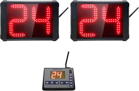 LED Shot Clock Programmable 14/24/30 Seconds Countdown for Basketball Game (GO2D-8R) in Kuwait