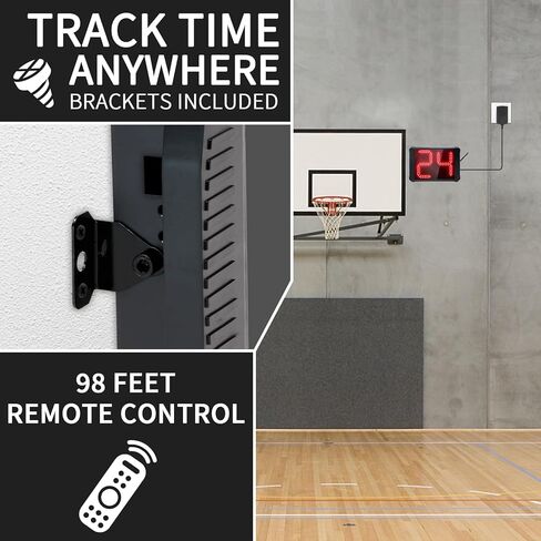 LED Shot Clock Programmable 14/24/30 Seconds Countdown for Basketball Game (GO2D-8R) in Kuwait