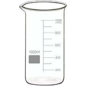 High Borosilicate Glass Beaker with Pouring Spout, 1-Pack 100 ml Graduated Tall Lab Beaker in Kuwait