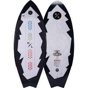 Hyperlite Broadcast Wakesurfer - لوحة Wakesurf معتمدة من Shaun Murray - رائعة لجميع راكبي الأمواج، من المبتدئين إلى راكبي الأمواج المتوسطين