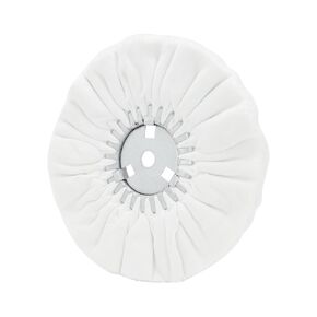 10 '' مجرى الهواء الناعم في تلميع عجلة التلميع للتشطيب تلميع 5/8’ARBOR HOLE WHITE FLANNEL -1PC