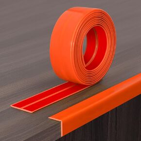 حافة حافة البلاط ، حافة مطاطية مرنة على شكل حافة ، حافة زاوية صغيرة الحجم ، قشر الحواف وعصا الحواف للبلاط والجدار ، حافة الطاولة ، اللون الأسود ، 10 أقدام