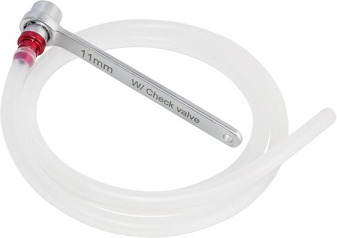 FIRSTINFO F3511 11mm Mini Brake Bleeder Wrench with Hose, Check Valve and 12 Points Socket, for Automotive and Motorcycle Brake Bleeding in Kuwait