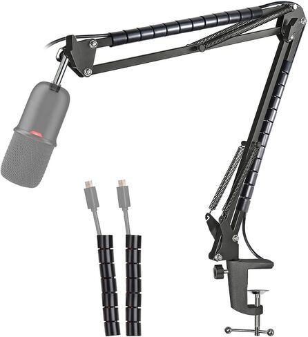 Boom Arm Stand for HyperX SoloCast - Professional Adjustable Scissor Mic Stand Compatible with HyperX SoloCast Microphone by YOUSHARES in Kuwait