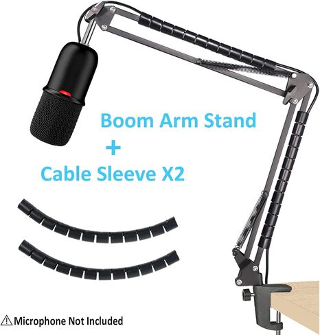 Boom Arm Stand for HyperX SoloCast - Professional Adjustable Scissor Mic Stand Compatible with HyperX SoloCast Microphone by YOUSHARES in Kuwait