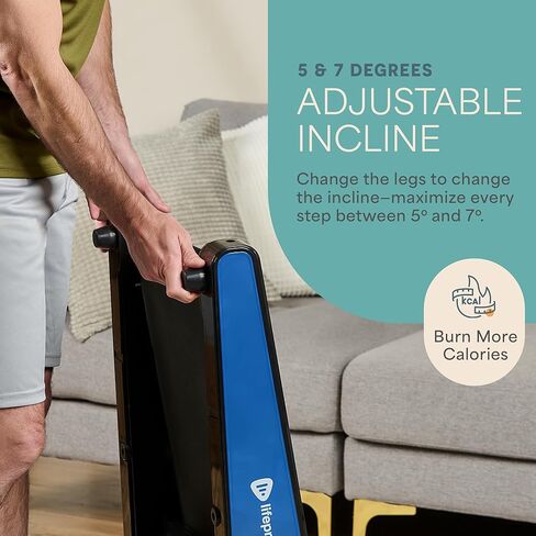 Lifepro Smallest Portable 30in Small Mini Walking Pad Treadmill Installation Free, Adjustable Incline, Under Desk Work Compact Treadmills for Home/Office - Max Load 220Lbs & Speed 3MPH in Kuwait