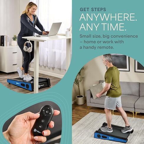 Lifepro Smallest Portable 30in Small Mini Walking Pad Treadmill Installation Free, Adjustable Incline, Under Desk Work Compact Treadmills for Home/Office - Max Load 220Lbs & Speed 3MPH in Kuwait