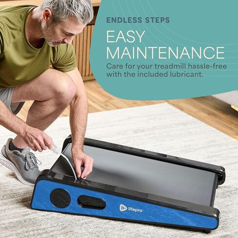 Lifepro Smallest Portable 30in Small Mini Walking Pad Treadmill Installation Free, Adjustable Incline, Under Desk Work Compact Treadmills for Home/Office - Max Load 220Lbs & Speed 3MPH in Kuwait