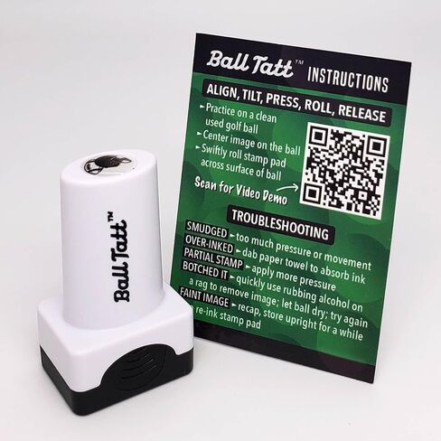 Gator Golf Ball Stamp, Golf Ball Stamper, Self-Inking Golf Ball Stamp Markers, Reusable Golf Ball Marking Tool to Identify Golf Balls, Golfer Gift Golfing Accessories in Saudi Arabia
