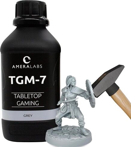 راتنج الطابعة ثلاثية الأبعاد TGM-7 لطابعات 4K/8K/12K LCD/DLP/SLA UV الراتنجية ثلاثية الأبعاد - قوية، عالية الدقة، رائحة منخفضة، سائل طباعة سريع المعالجة، 405 نانومتر، رائع لمنمنمات سطح الطاولة (أزرق، 1 كجم) in Kuwait