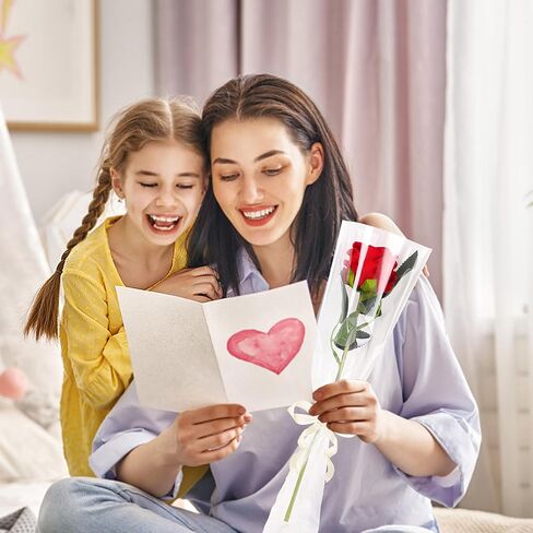 FOIMAS 120pcs Single Flower Sleeves Wrapping Bags Single Rose Florist Bouquet Packaging Bags for Floral Arrangement Supply Wedding Valentine's Day Mother's Day in Saudi Arabia