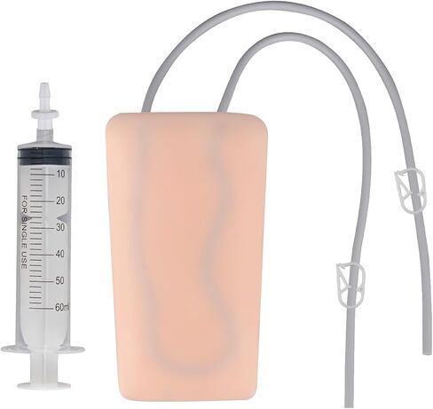 SimCoach Phlebotomy and Venipuncture Practice Kit, Wearable IV Practice Kit, IV Start Kit for Injection Training, Nursing School Essentials, Brown in Kuwait