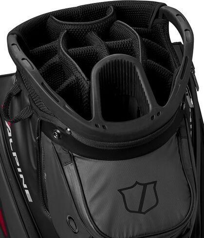 Wilson Staff Alpine Golf Cart Bag - White/Black in Saudi Arabia