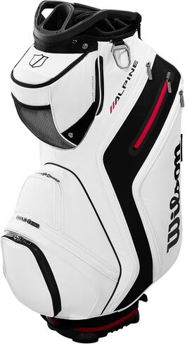 Wilson Staff Alpine Golf Cart Bag - White/Black in Saudi Arabia