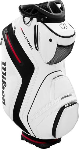 Wilson Staff Alpine Golf Cart Bag - White/Black in Saudi Arabia