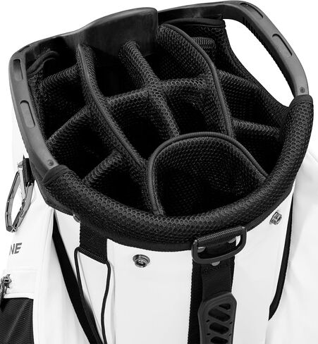 Wilson Staff Alpine Golf Cart Bag - White/Black in Saudi Arabia