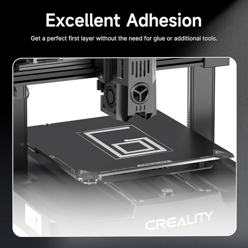 Creality 3D Printer Build Plate for K1/K1C Build Plate/Ender 3 V3/Ender 3 V3 KE/Ender 3 V3 SE Build Plate/Ender 3 V2/Ender 5 S1and All 3D Printers (Creality PEI Black+PEY Phantom 235 * 235mm) in Kuwait