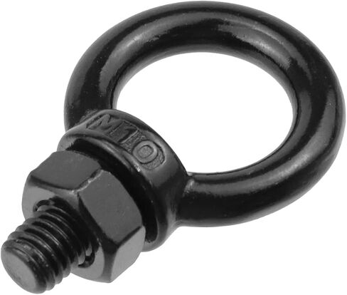 Antrader Lifting Shoulder Eye Bolts,6 Sets Eye Bolts with Nuts M8 Stainless Steel Machinery Shoulder Lifting Eye Bolt Lifting Ring Threaded Eyebolts with Lock Nuts,Lock Washers, Flat Washers in Kuwait