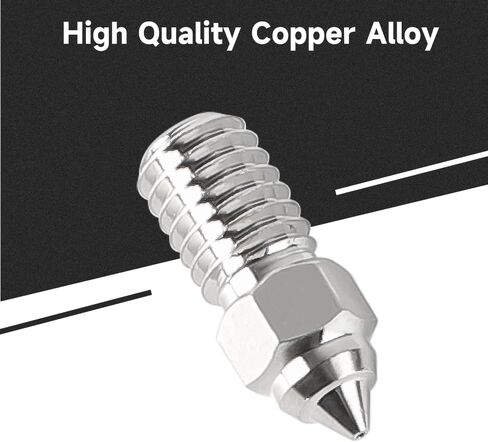 Creality Official Ender 3 V3 SE Nozzle, 5 Pcs 0.4mm High Speed M6 Extruder Nozzles, 3D Printer Brass High Temperature Wear Resistant Nozzle for Ender 5 S1, Ender 7 in Kuwait