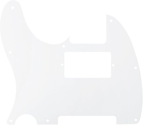 Banworks 1 Ply Tele HS/HH Pickguard 8-Hole Electric Guitar Pickguard Scratch Plate for USA/Mexican Fender Modern Style Standard Tele Telecaster JT/HB-04 Glossy Black in Kuwait