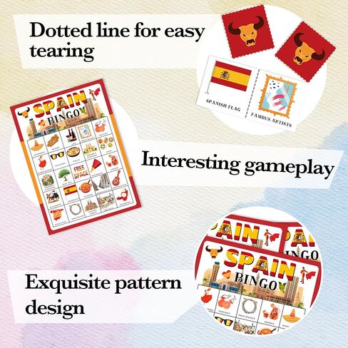 Greek Bingo Games, Greek History Travel Trip Bingo Cards, Retirement Journey Trip Party Bingo, Greek Theme Party Game for Adults Family, Christmas Party Activities, 24 Bingo Sets, A009 in Kuwait