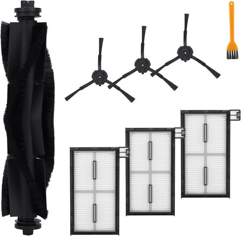 4 Pcs Replacement Filters for Eufy X8 Pro Series Vacuum - Accessories For X8 Pro Robotic Vacuum Filter in Kuwait