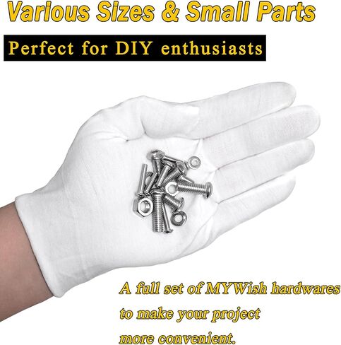 159 Pieces M6 Screw Metric Screw Assortment Kit, 304 Stainless Steel Hex Socket Head Cap Metric Screws M6 Bolts, Spring Lock & Flat Washers/Nuts/Hex Wrenches M6*8/12/16/20/25/30/35mm in Kuwait