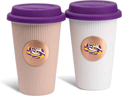 The Memory Company | Licensed NCAA 2-Pack Barista Cups w/Covers in Kuwait