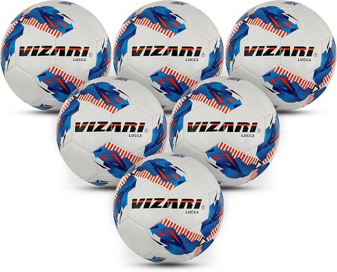 Vizari Youth Soccer Ball - كرة القدم للبنين والبنات مع بناء TPU متينة للعب الداخلي والخارجي - كرة كرة القدم مثالية للتدريب والمباريات (حزمة 1،6 و 12) in Kuwait