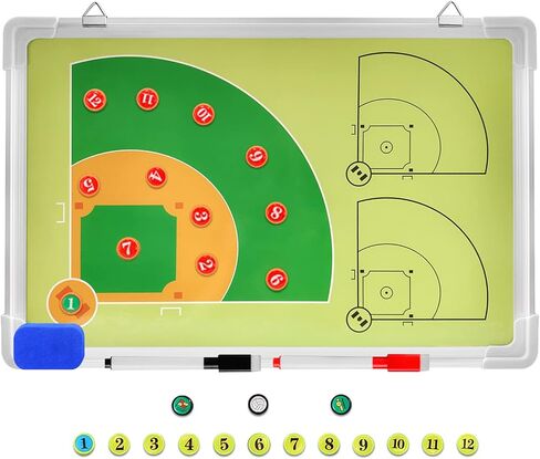 LEAP Magnetic Ice Hockey Coach Boards Dry Erase Marker Clipboard with Magnets and Dry Erase Pen Eraser Basketball Soccer in Kuwait