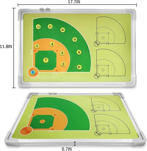LEAP Magnetic Ice Hockey Coach Boards Dry Erase Marker Clipboard with Magnets and Dry Erase Pen Eraser Basketball Soccer in Kuwait