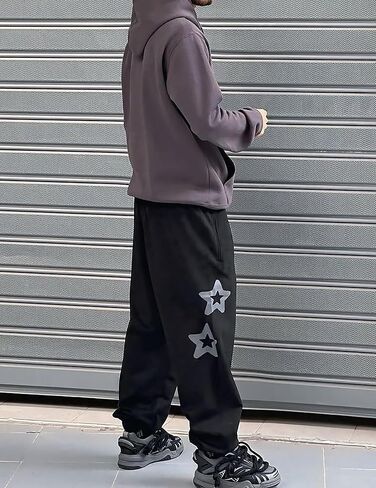 Aelfric Eden للرجال Sweatpants Star الرباط السراويل السراويل غير الرسمية للركض مع جيوب in Kuwait