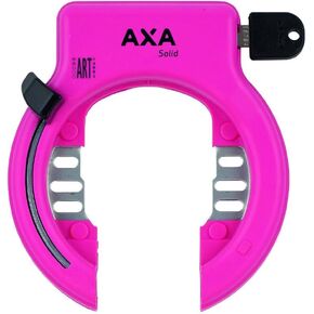 AXA Unisex 1 x Frame Lock, Solid Frame Lock, Black, 12 x 10 cm