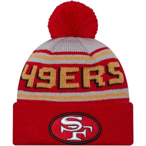 قبعة صغيرة متماسكة لكرة القدم من New Era مع POM POM - قبعة NFL Winter Knit Toque