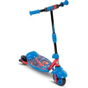 Huffy Paw Paw Kids Kids Toddler 3-Wheel Scooter-مثالي لأعمار 4 سنوات ، ورسومات غير قابلة للانزلاق مستقرة ، وتجميل وتوجه ، وأضواء LED ، ورسومات Paw Patrol