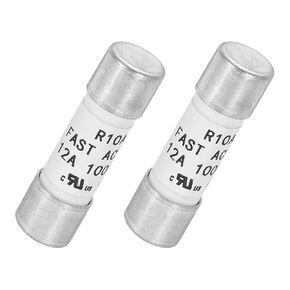 Meccanixity 1000V 16a Fast Fuse Fuse Ceramic الصمامات السيراميك العام الحد الأقصى للحماية من وقت الحماية من خرطوشة الخرطوشة لأنظمة الطاقة الشمسية الضوئية DIY زجاج الزجاج العاكس الصمامات 2 حزمة
