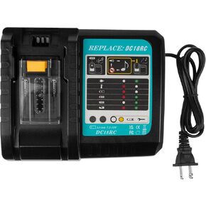 شاحن بطارية سريع DC18RC DC18RD DC18RA لأدوات ماكيتا 14.4 فولت-18 فولت LXT بطارية ليثيوم أيون BL1815 BL1820 BL1830 BL1850 BL1860 BL1840 BL1430 BL1415