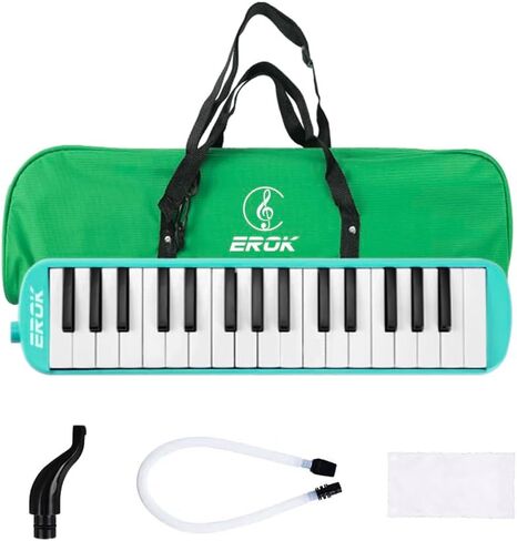 32 Keys Melodica Keyboard Instrument Air Piano Soprano Harmonica with Carrying Bag for Beginners Adults Gift Purple in Kuwait