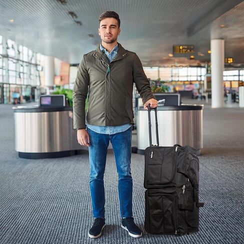 ديجونو شنطة دفل بعجلات مقاس 28 انش، لون فحمي، مقاس 28 انش in Kuwait