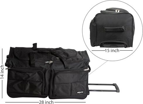 ديجونو شنطة دفل بعجلات مقاس 28 انش، لون فحمي، مقاس 28 انش in Kuwait