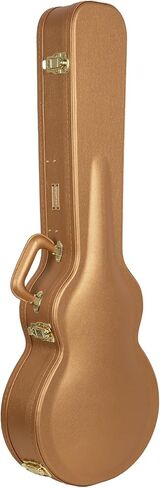 Crossrock Master Series- Wooden Fender Precision & Jazz Bass Guitar Case- Security Lock, Genuine Leather Handle, Reinforced Hardware, Metal Feet, Storage Space- Malachite Blue (CRW720BMB) in Kuwait