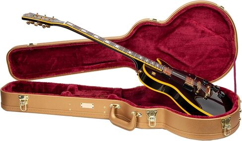 Crossrock Master Series- Wooden Fender Precision & Jazz Bass Guitar Case- Security Lock, Genuine Leather Handle, Reinforced Hardware, Metal Feet, Storage Space- Malachite Blue (CRW720BMB) in Kuwait