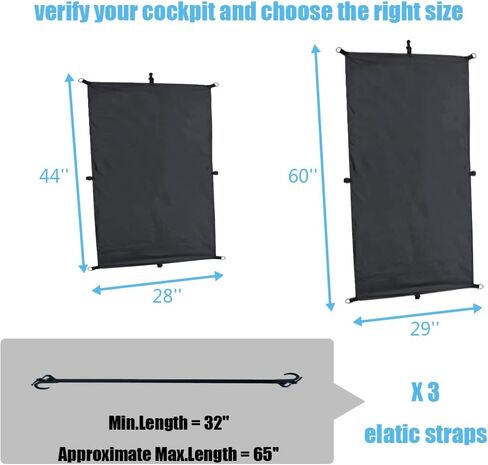 UCEDER Waterproof Kayak Cockpit Cover Seal Cockpit Cover Maximum Protection for Your Ocean Cockpit in Kuwait