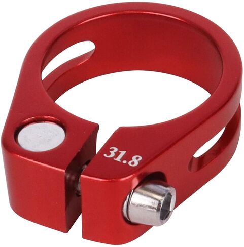 Bike Bicycle Aluminum Alloy Seatpost Clamp, 34.9mm/31.8mm, for MTB, Road, Casual Bikes (Gold, 34.9mm) in Saudi Arabia