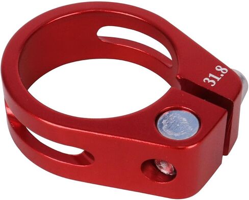 Bike Bicycle Aluminum Alloy Seatpost Clamp, 34.9mm/31.8mm, for MTB, Road, Casual Bikes (Gold, 34.9mm) in Saudi Arabia
