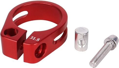 Bike Bicycle Aluminum Alloy Seatpost Clamp, 34.9mm/31.8mm, for MTB, Road, Casual Bikes (Gold, 34.9mm) in Saudi Arabia