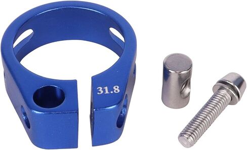Bike Bicycle Aluminum Alloy Seatpost Clamp, 34.9mm/31.8mm, for MTB, Road, Casual Bikes (Gold, 34.9mm) in Saudi Arabia