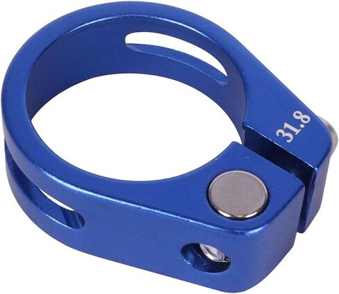 Bike Bicycle Aluminum Alloy Seatpost Clamp, 34.9mm/31.8mm, for MTB, Road, Casual Bikes (Gold, 34.9mm) in Saudi Arabia